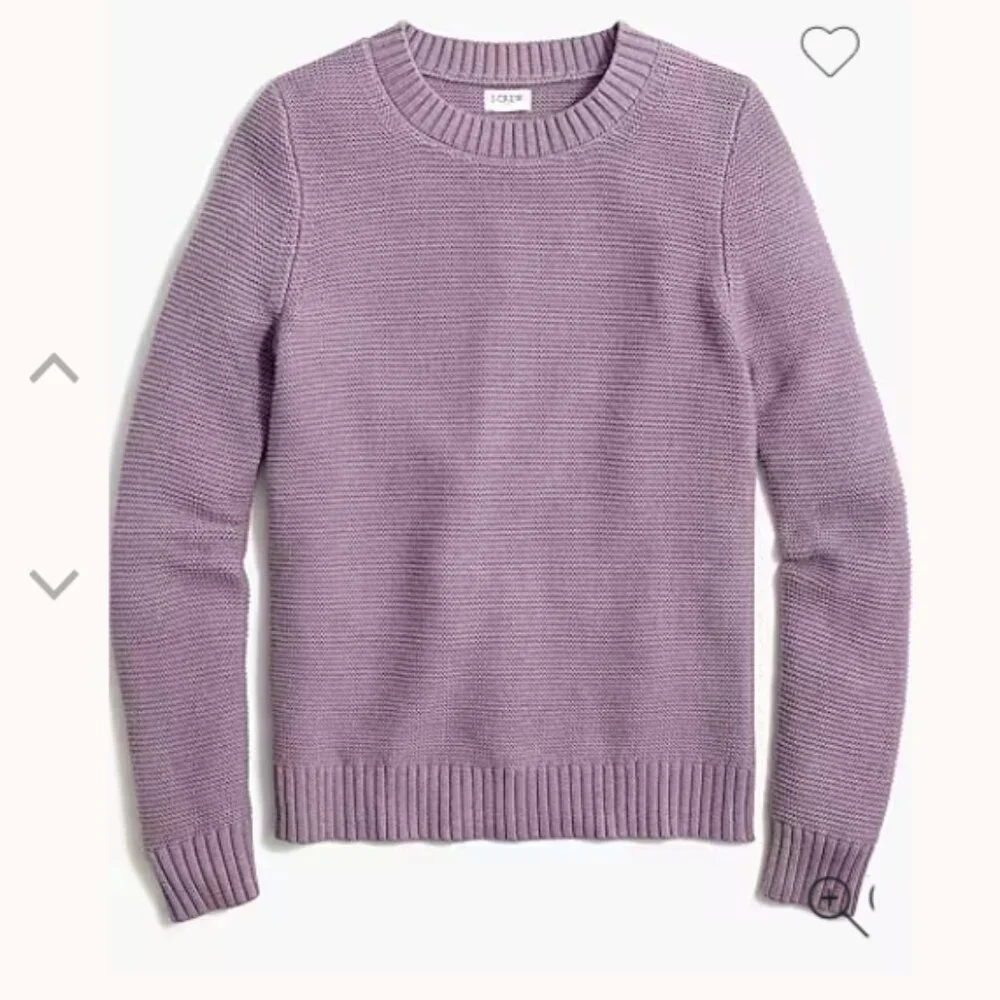 J. Crew Classic Crewneck Sweater Heather Orchid‎